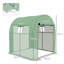 Avora Walk-In Polytunnel Greenhouse With Zipped Doors And Three-Layer Cover