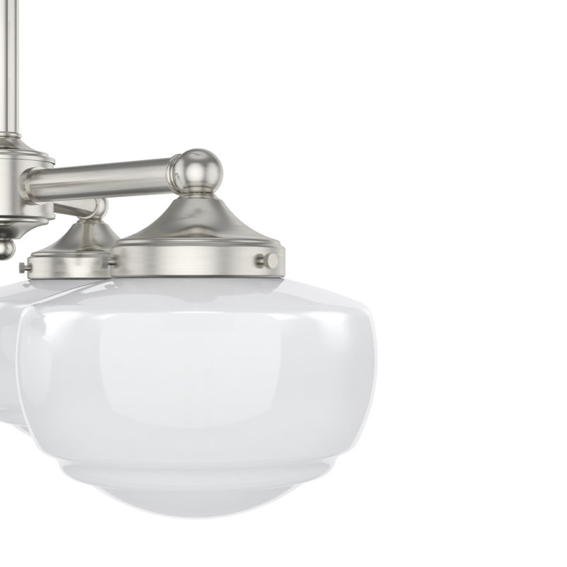 Hunter Saddle Creek 3 Light Convertible Chandelier Ceiling Light Fixture