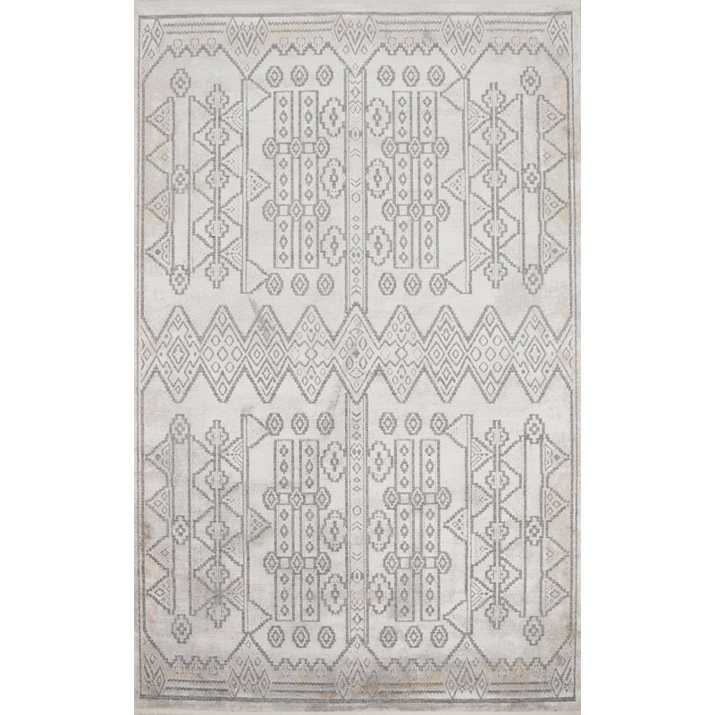 Tapis bohème géométrique 5 x 7