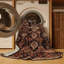 Tapis brun lavable à la machine-2031103456