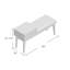 Banc de rangement à tiroirs Anisten