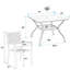 4 - Person Patio Dining Set with Square Table