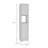 Brighton 1-Shelf Linen Cabinet White-643063926
