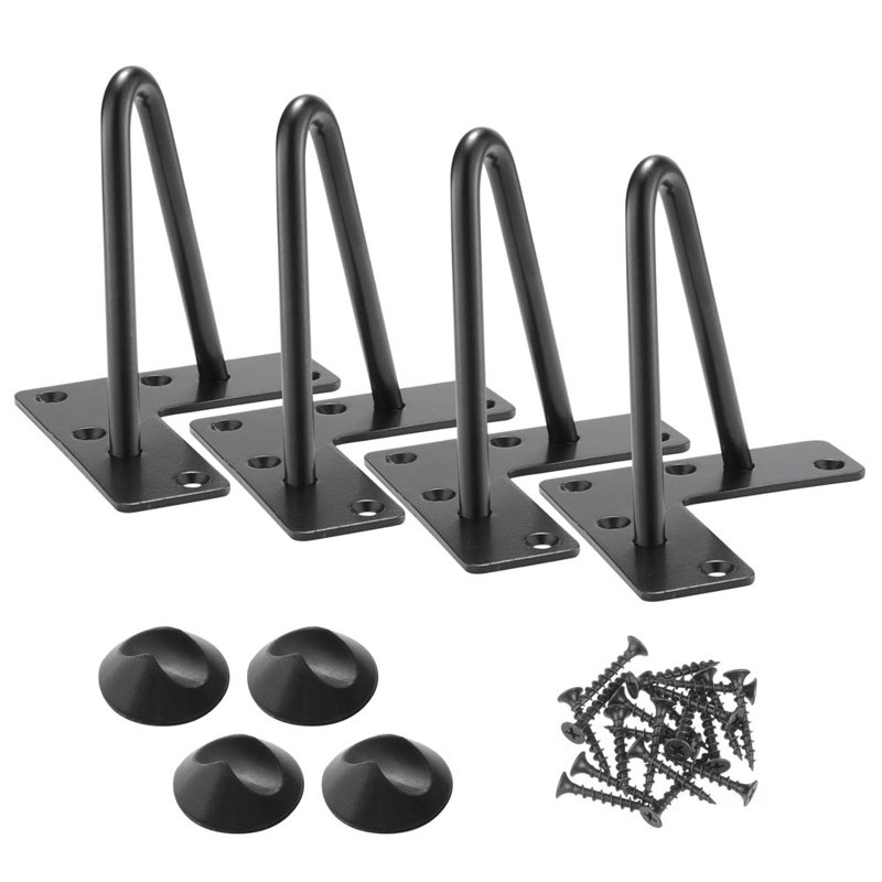 Strobel Table Leg, 27.91" H x 4.72" W x 4.72" D, Black