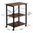 Algona 23.62" W Steel 3-Shelf Kitchen Cart with Locking Wheels-1268286777
