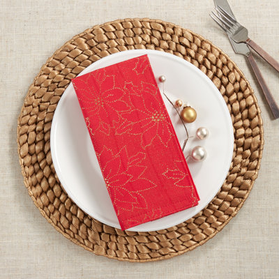 Serviette 20 po Klotzsch Poinsettia