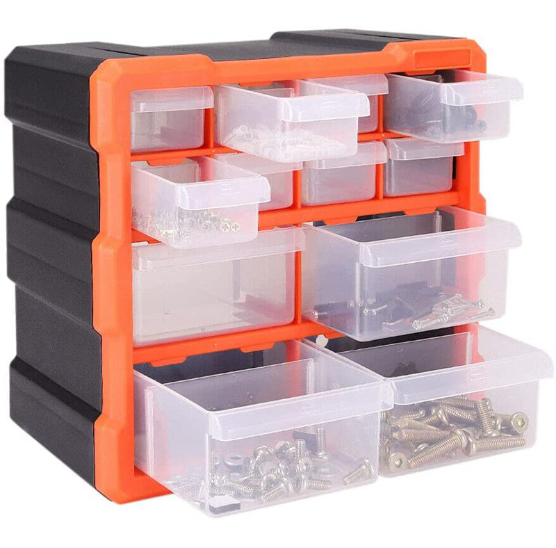 Bond Hardware Organiser for Diy Tool Bits Plastic Storage Units