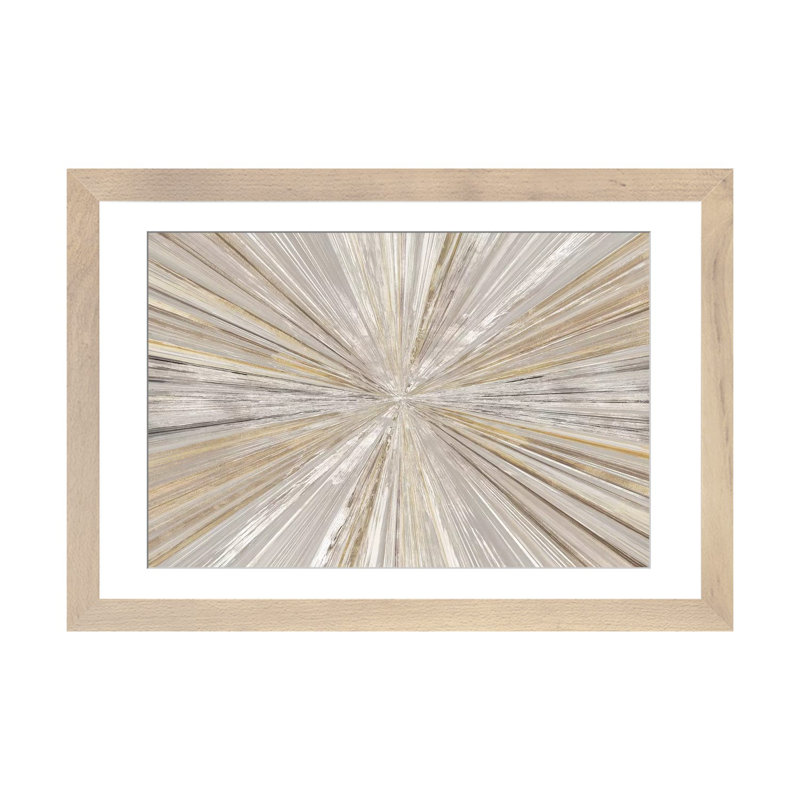 « scintillation light i » par tom reeves-print, H 16 po x l 24 po, Papier dans un cadre photo, Bois beige