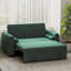 3 Seater Linen Sofa Bed-814677524