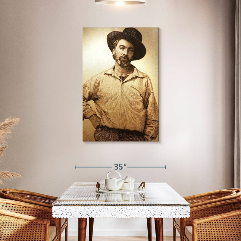 Leisha Young Walt Whitman, H 45 po x l 30 po