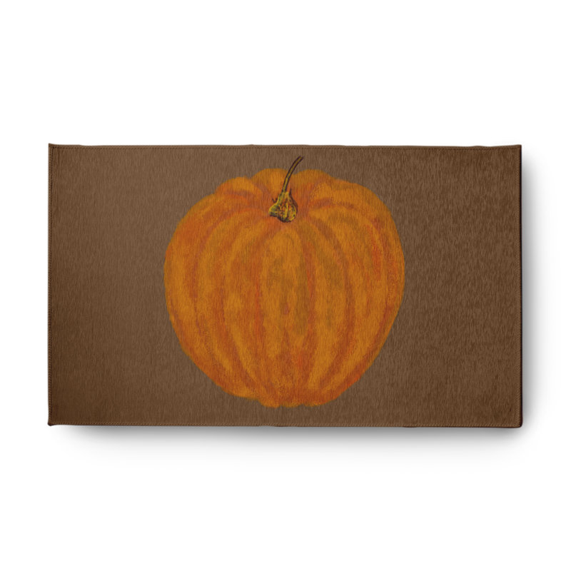 Tapis en chenille Li'l Pumpkin, Rectangle 3 pi x 5 pi