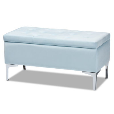 Velvet Ottoman