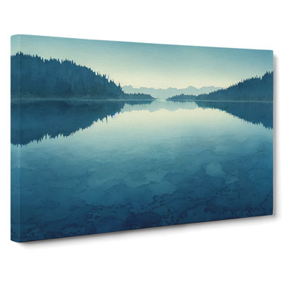 Serenity of the Lake - Wrapped Canvas