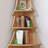 Christmas Tree Bookcase Corner Bookshelf Storage Display Shelf Rack-1011160722
