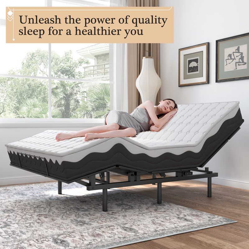 Lit réglable Baford Zero Gravity (matelas non inclus), Double
