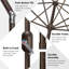 274cm Tilt Market Parasol