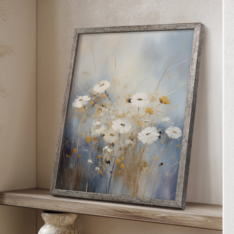 Reproduction encadrée FLORAL Series CCCCXX III - bois massif, H 11 po x l 9 po