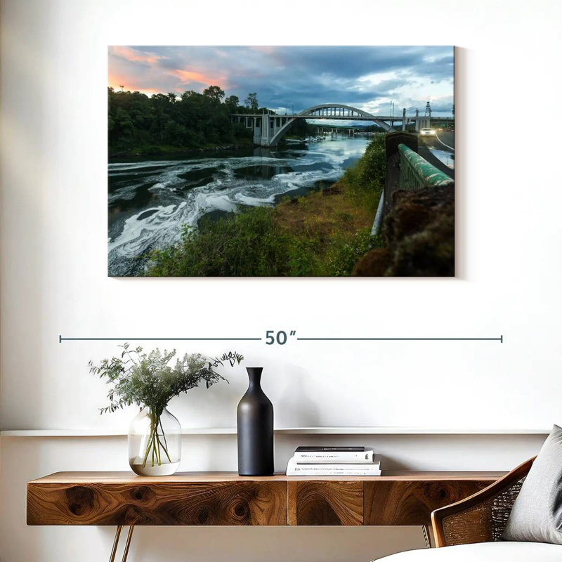 Lilie Oregon City Arch Bridge, H 26 po x l 39 po