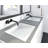 Badeloft 19.7" x 16.5" Stone Resin Undermount Ramp Bathroom Sink UB-04-M-M in Matte White-71992043