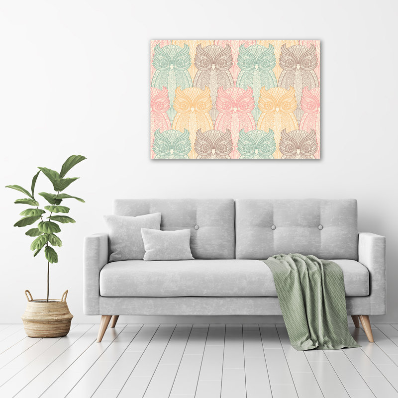 Owls - Wrapped Canvas Print