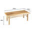Zech Solid Wood Four Leg Coffee Table