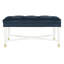 Velvet Upholstered Bench