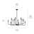 12 - Light Steel Dimmable Classic / Traditional Chandelier-732920501