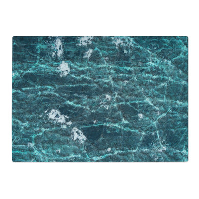 Tempered Glass a Frozen Lake Chopping Board