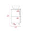 Armoire de meuble-lavabo simple 18 po-212098566
