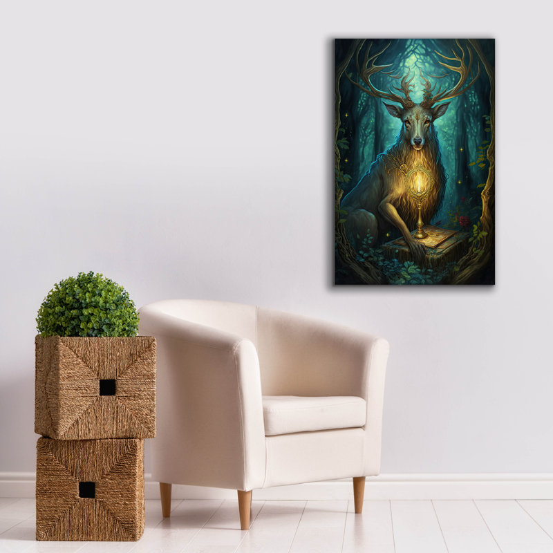 «Tapio» par The Golden Valley, art mural sur toile, 12 po x 18 po, H 40 po x l 26 po x P 1,5 po