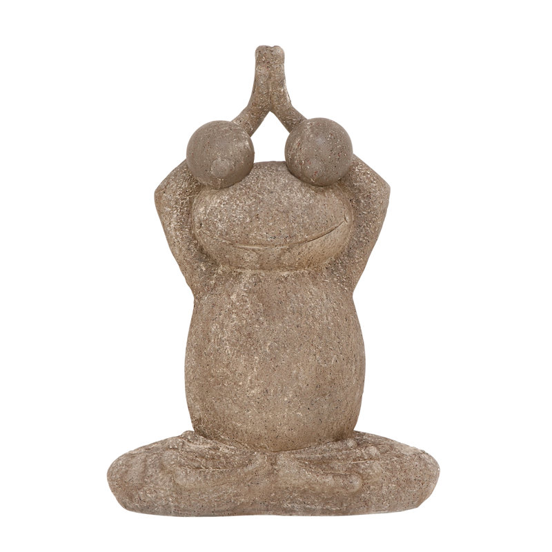 Statue grenouille Puryear, H 9 po x l 9 po x P 116 po