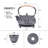 Alcott Hill® Dajua 28oz. Geometric Teapot Set