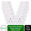 Moulded Single Power Wall Mounted Socket