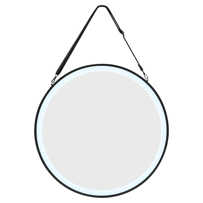 Aronas Metal Round Wall Mirror, 60 cm H x 60 cm W