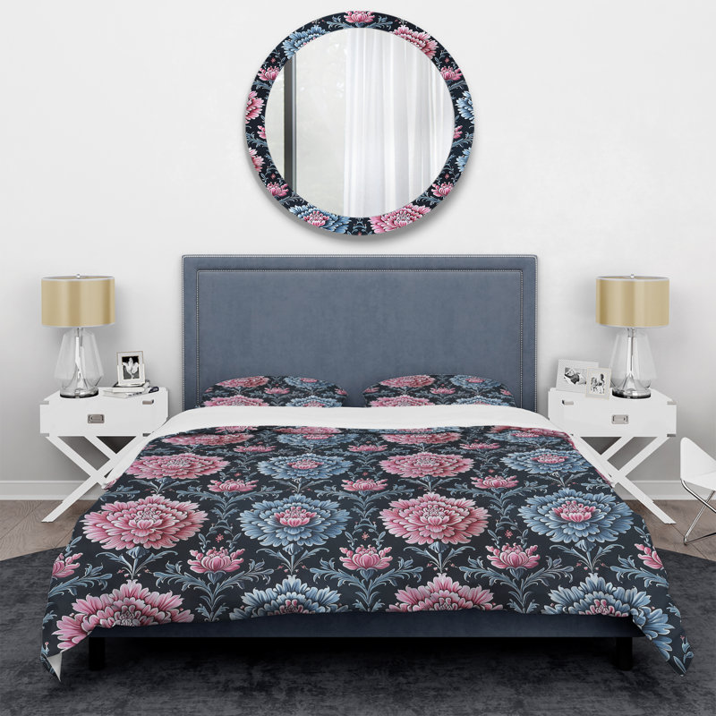 Ensemble de housse de couette Modern, Housse de couette simple et deux taies décorative