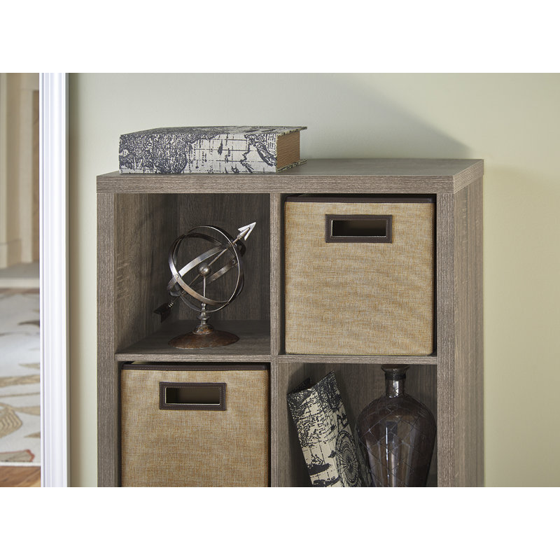 Bac de rangement en tissu 11 ", Beige