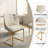 Luxury Velvet Upholstered Kitchen Dining Chairs（Set of 2）-30695621
