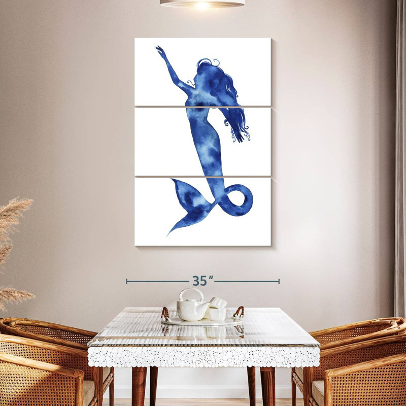Bleu Ashelle Sirena I, H 50 po x l 32 po