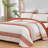 3-Piece Bohemian Stripe Quilt Set Lightweight Microfiber All Season-122938663-122938666