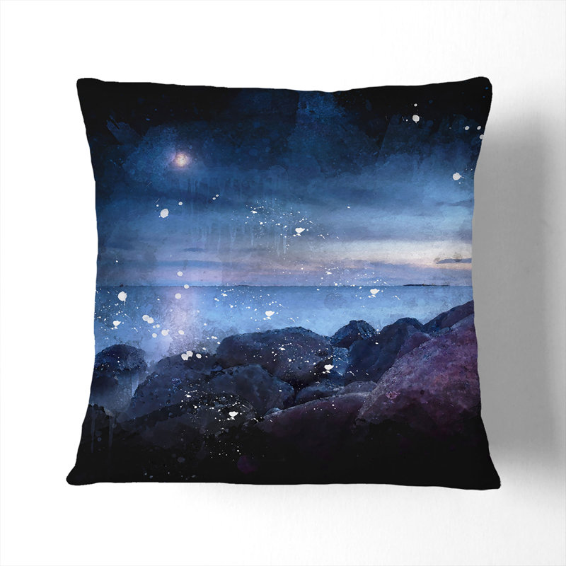 Square Cushion, 55cm H x 55cm W x 20cm D, Stone