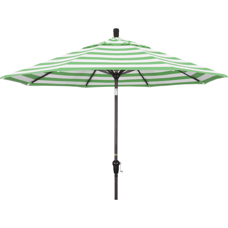 Parasol de marché 9 pi Austan, Taupe, Bronze, Manivelle