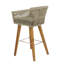 Tabouret de bar d'extérieur avec coussin Capps