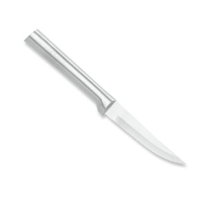 Rada Cutlery Regular Serrated Paring Knife - Stainless Steel Blade with Aluminum Handle, 6-3/4 Inches