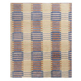 Hand Knotted Wool Geometric Area Rug