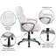 Fauteuil de direction pivotant en LeatherSoft à dossier moyen et accoudoirs rembourrés Kalman-1302102919
