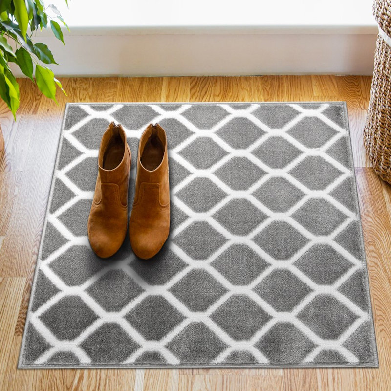 Tapis d'entrée antidérapant Bierly, L 30 po x L 30 po
