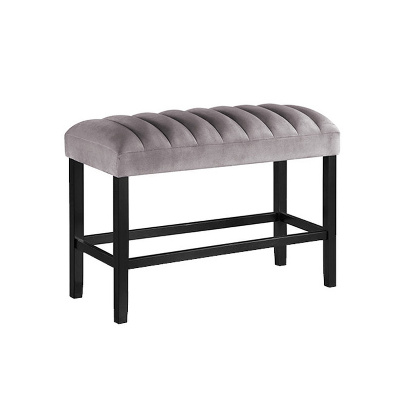 Banc rembourré en velours Jadell