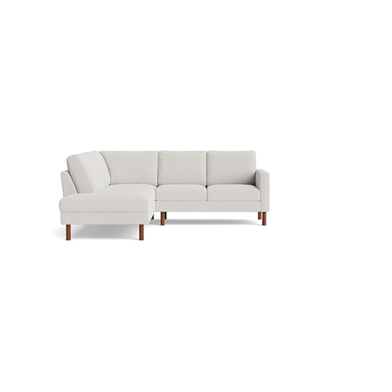 Laguna Sectional, Performance Weave - Zinc, Left Hand Facing