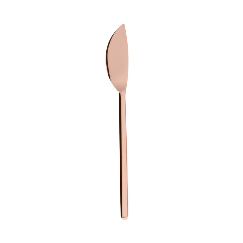 Due Stainless Steel Dinner Knife, Bronzo