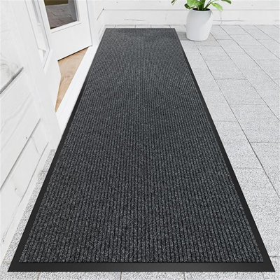 Heavy Duty Indoor/Outdoor Doormat - Non-Slip Rubber Backing, Low Profile Mat for Entryways, Patio, Home & Commercial Use